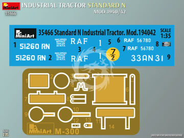 Standard N Industrial Tractor. Mod.1940/42 - MiniArt 35466 skala 1/35
