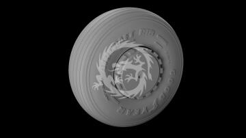 MDR72178 Metallic Details - Koła Transall C-160 w skali 1/72