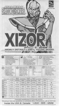 Xizor - Shadow of the Empire AMT/ERTL  8256 skala 1/6 Star Wars  