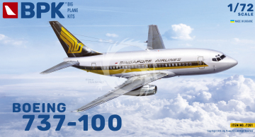 Boeing 737-100 BPK big planes kits 7201 skala 1/72