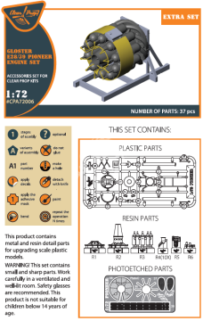 Gloster E28/39 Pioneer engine set Clear Prop! CPA72006 1:72