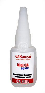 Klej CA cyjanoakrylowy gęsty 20ml - Banzai