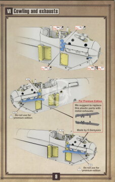 Model plastikowy Sopwith 5F.1 Dolphin Premium Edition Copper State Models CSM 1026P skala 1/48