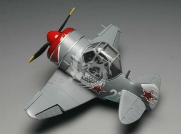 Model plastikowy WWII Soviet Air Forces Lavochkin La-7 Fighter Tiger Model TM-107 skala 1/Egg