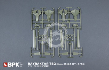 Bayraktar TB2 Dual combo set 2w1 - BPK 7230 skala 1/72