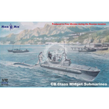 Italian CB Class Midget Submarines - MikroMir  MM072-026 skala  1/72