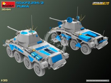 Sd.Kfz.234/2 PUMA Interior Kit MiniArt 35414 skala 1/35
