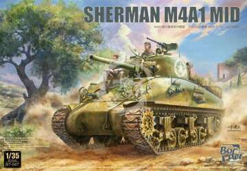 Sherman M4A1 Mid - Border Model BT-047 skala 1/35