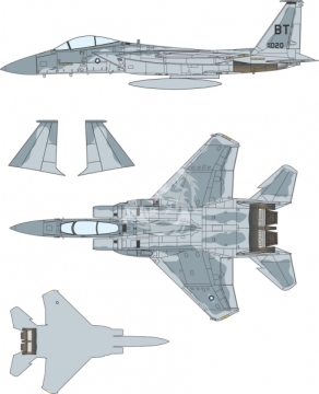 USAF F-15A - Minicraft 14693 skala 1/144