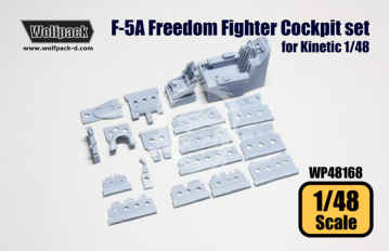 F-5A Freedom Fighter Cockpit Set for Kinetic, Wolfpack - Wolfpack WP48168 skala 1/48