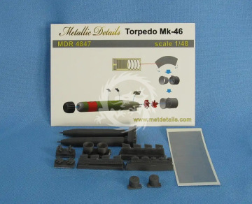 NA ZAMÓWIENIE - Torpedo Mk-46 - Metallic Details MDR4847 skala 1/48