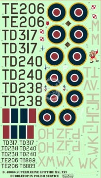 Spitfire XVI - ModelMaker D48066 skala 1/48