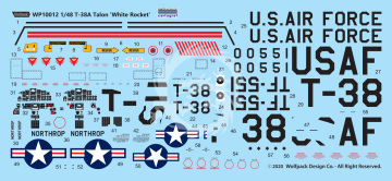 Model plastikowy T-38A Talon 'The White Rocket', Wolfpack WP10012 skala 1/48