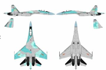 China PLAAF Su-35S Flanker E Multi-Role Heavy Fighter Great Wall Hobby GWH S4810 skala 1/48