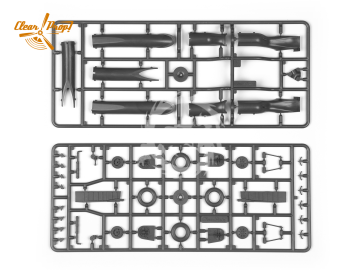 Model plastikowy XA2D-1 Skyshark, Clear Prop Models, CP4802, skala 1/48