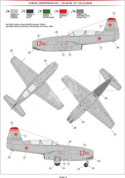 Model plastikowy Yak-23DC A&A Models 4802 skala 1/48