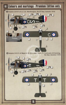 Model plastikowy Sopwith 5F.1 Dolphin Premium Edition Copper State Models CSM 1026P skala 1/48