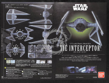 Tie Interceptor Bandai 1/72 Star Wars