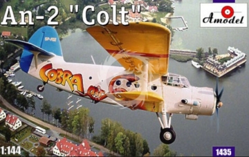 Samolot Antonov An-2 Colt Amodel 1435 skala 1/144