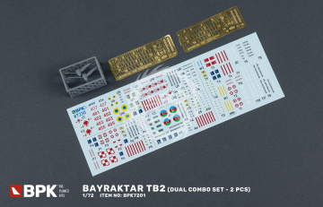 Bayraktar TB2 Dual combo set 2w1 - BPK 7230 skala 1/72