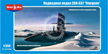 SSN-637 'Sturgeon' U.S. submarine MikroMir 350-004 skala 1/350 
