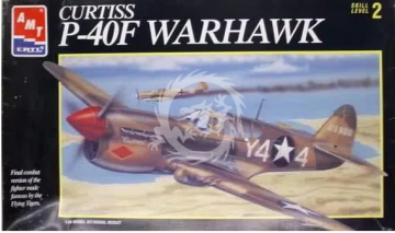 Curtiss P-40F Warhawk AMT/ERTL 8795 skala 1/48