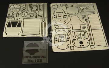 Henschel Hs 123 - Interior for Esci, Italeri - Brengun BRL48076 skala 1/48