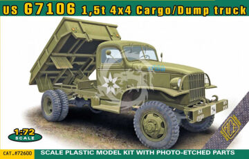 PRZEDSPRZEDAZ - US G7106 1,5t 4x4 Cargo/Dump truck - ACE ACE72600 skala 1/72