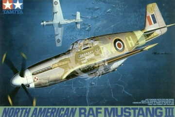 North American RAF Mustang III - Tamiya 61047 skala 1/48