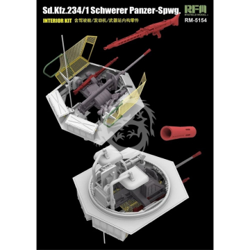 Sd.Kfz. 234/1 Schwerer Panzer-Spwg. Interior Kit - Rye Field Model  RM-5154 skala 1/35