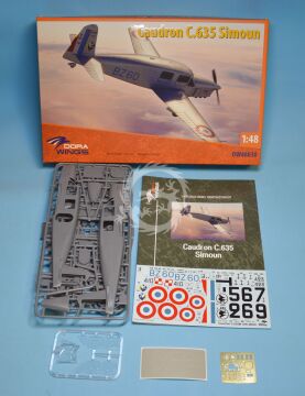 Caudron C.635 Simoun - Dora Wings DW48030 skala 1:48