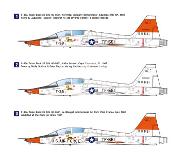 Model plastikowy T-38A Talon 'The White Rocket', Wolfpack WP10012 skala 1/48