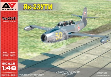 Model plastikowy Yak-23 UTI A&A Models 4804 skala 1/48
