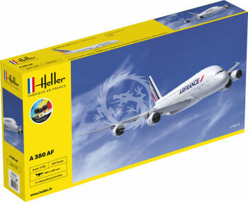 Model plastikowy A380 Air France STARTER KIT Heller 56436 skala 1/125