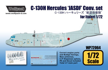 Zestaw konwersji C-130H Hercules 'JASDF' Conv. set (for Italeri 1/72), Wolfpack WP72064 skala 1/72