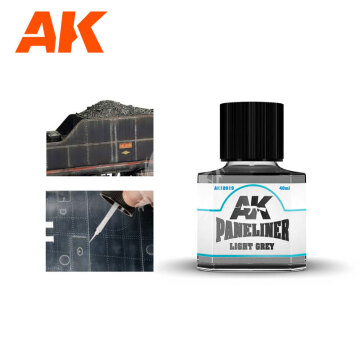 Produkt emaliowany- Light Grey Paneliner AK Interactive AKI-12019