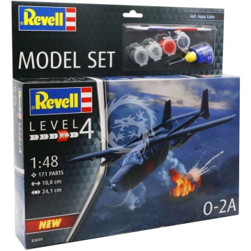 PROMOCJA - O-2A Skymaster + farby i klej - Revell 63819 skala 1/48
