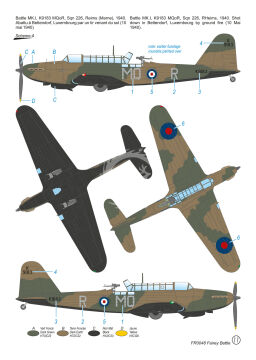 Fairey Battle Mk.I 'AASF' - Azur FR048 skala 1/72