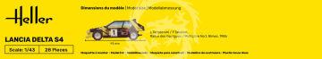  Lancia - Heller 80177 skala 1/43