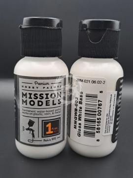 Gloss White Base For Chrome - Mission Models MMGWB-002 