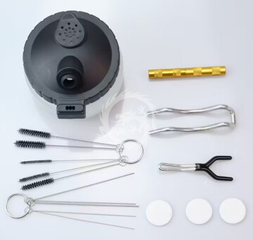 Wielofunkcyjny pojemnik do czyszczenia aerografu plus zestaw do czyszczenia