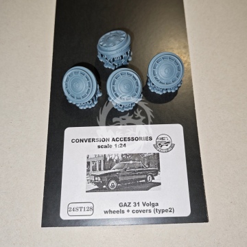 Gaz 31 Volga wheels + convers ( type 2 ) - Start43 St128 skala 1/24