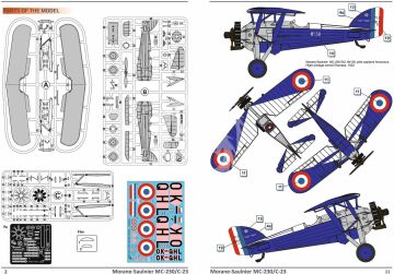 Model plastikowy  Morane-Saulnier MS.230/C.23 Dora Wings DW48027 skala 1/48