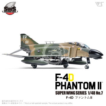 F-4D Phantom II Zoukei-Mura SWS48-07 skala 1/48