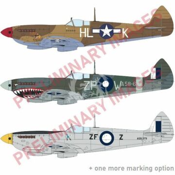 Model plastikowy Spitfire Mk.VIII WEEKEND Edition Eduard 7462 skala 1/72