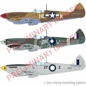 Model plastikowy Spitfire Mk.VIII WEEKEND Edition Eduard 7462 skala 1/72