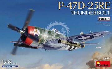 P-47-D25RE Thunderbolt Basic Kit MiniArt 48009 skala 1/48