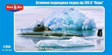Soviet Nuclear-Powered Submarine Project 705 K - Alfa Class MikroMir 350-006 skala 1/350