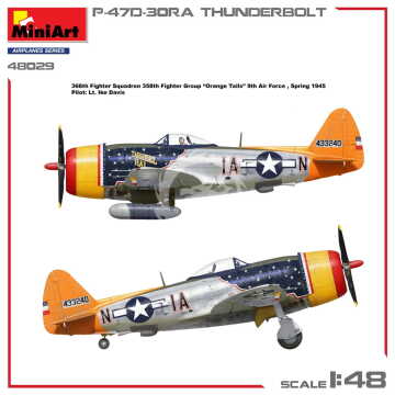 PREORDER - P-47D-30RA Thunderbolt Advanced Kit MiniArt 48029 skala 1/48