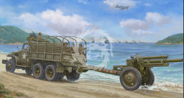 USA CCKW-352 Machine Gun Turret Version and M2A1 105MM Howitzer - I LOVE KIT 63567 skala 1/35